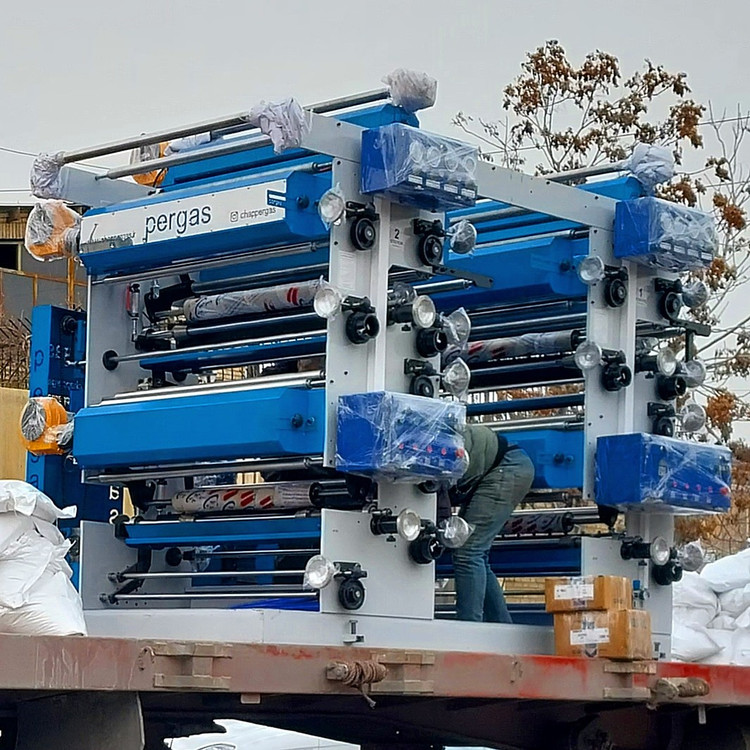 دستگاه چاپ چهار رنگ هلیو گراور پرگاس